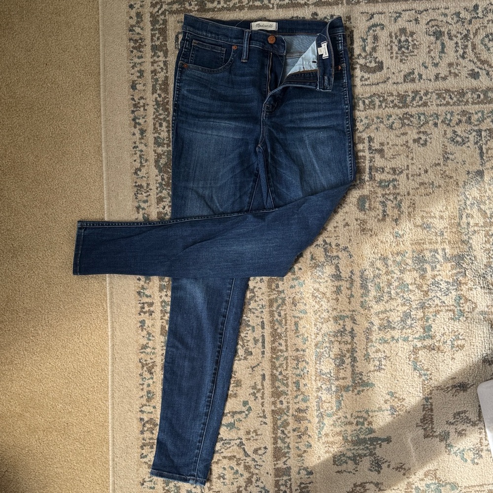 Madewell Deep Indigo Skinny Jeans